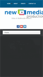 Mobile Screenshot of newmediaproduction.com