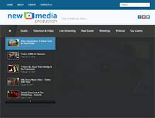 Tablet Screenshot of newmediaproduction.com